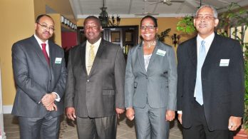 Meeting H. E. Stephenson King, Prime Minister and Minister of Finance of St. Lucia 2010