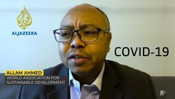 Prof. Allam Ahmed Interview with Aljazeera English Coronavirus Economy