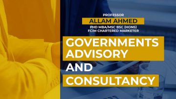 Professor Allam Ahmed Advisory and Consultancy for Governments