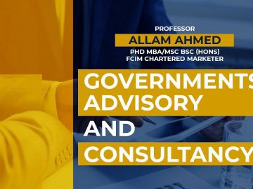 Professor Allam Ahmed Advisory and Consultancy for Governments