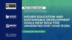 Higher Education and Sustainable Development Goals: New Role for universities Post Covid 19 Era