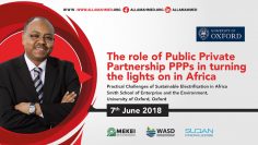 The role of Public Private Partnership PPPs in turning the lights on in Africa