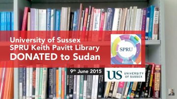 University of Sussex SPRU Keith Pavitt Library donated to Sudan