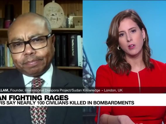 France 24 Prof Allam Ahmed Interview Sudan fighting rages Doctors say nearly 100 civilians killed
